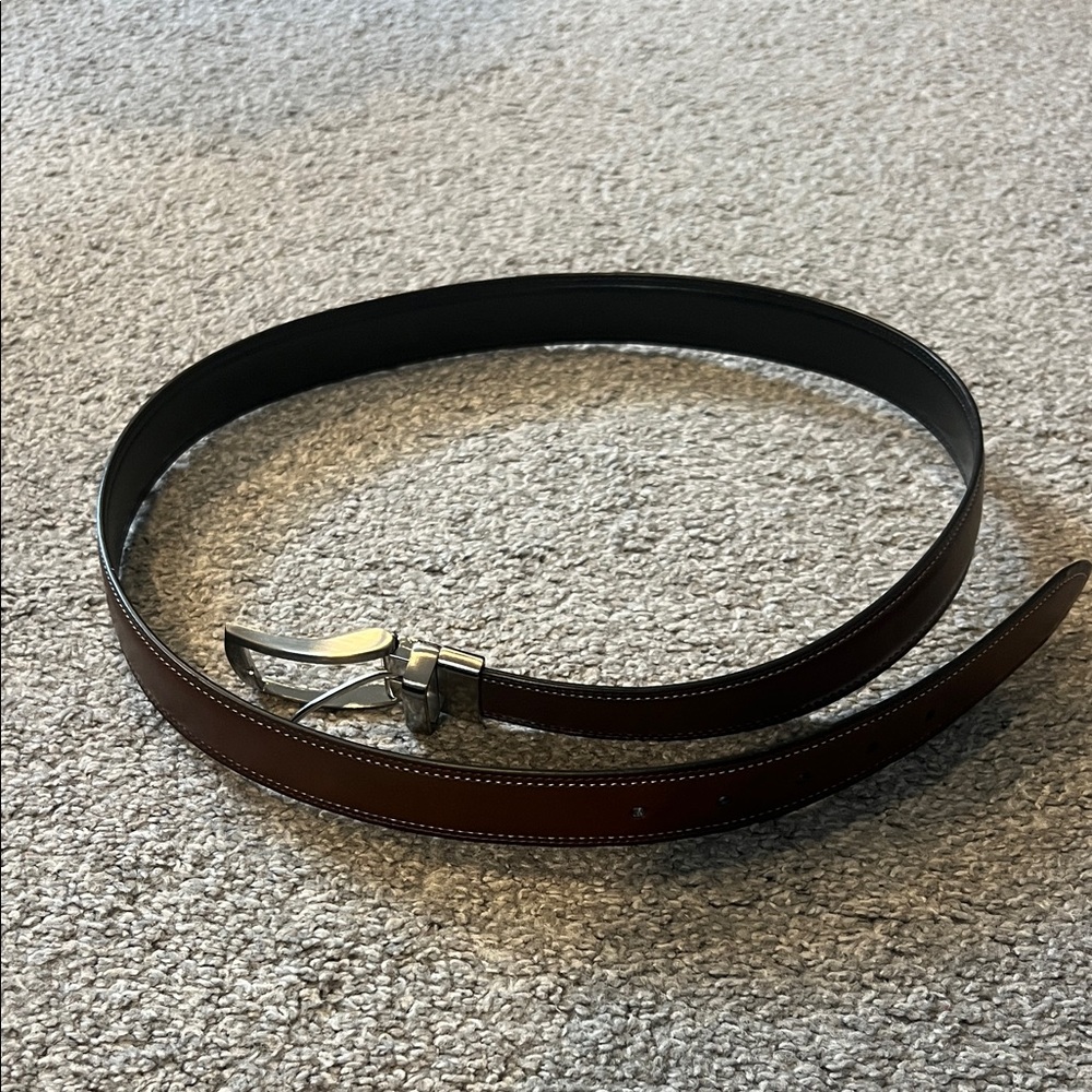 Men's Brown Leather Belt